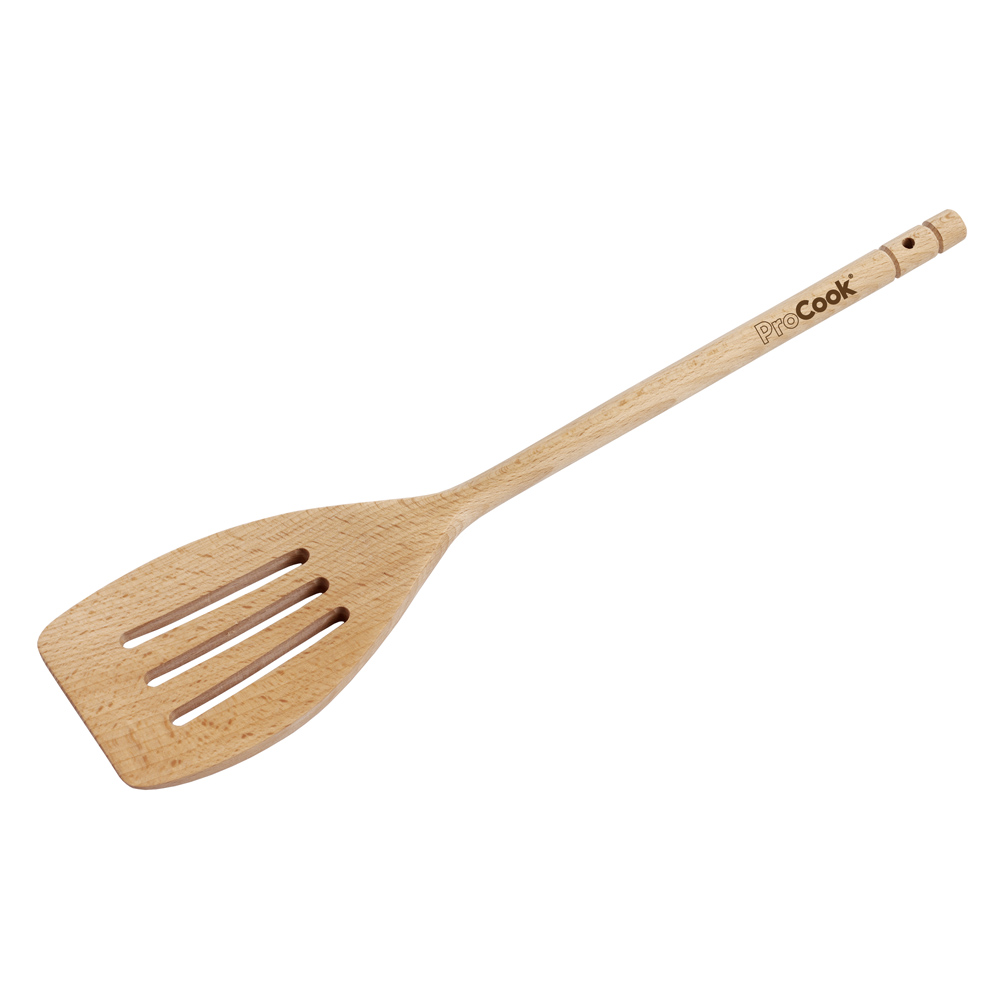 View Wooden Slotted Spatula 30cm ProCook information