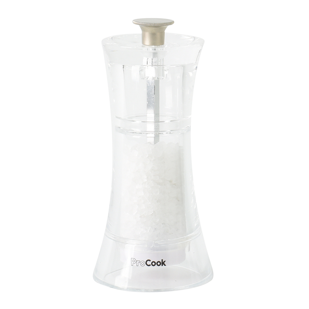 View Acrylic Salt or Pepper Mill 13cm Tableware by ProCook information