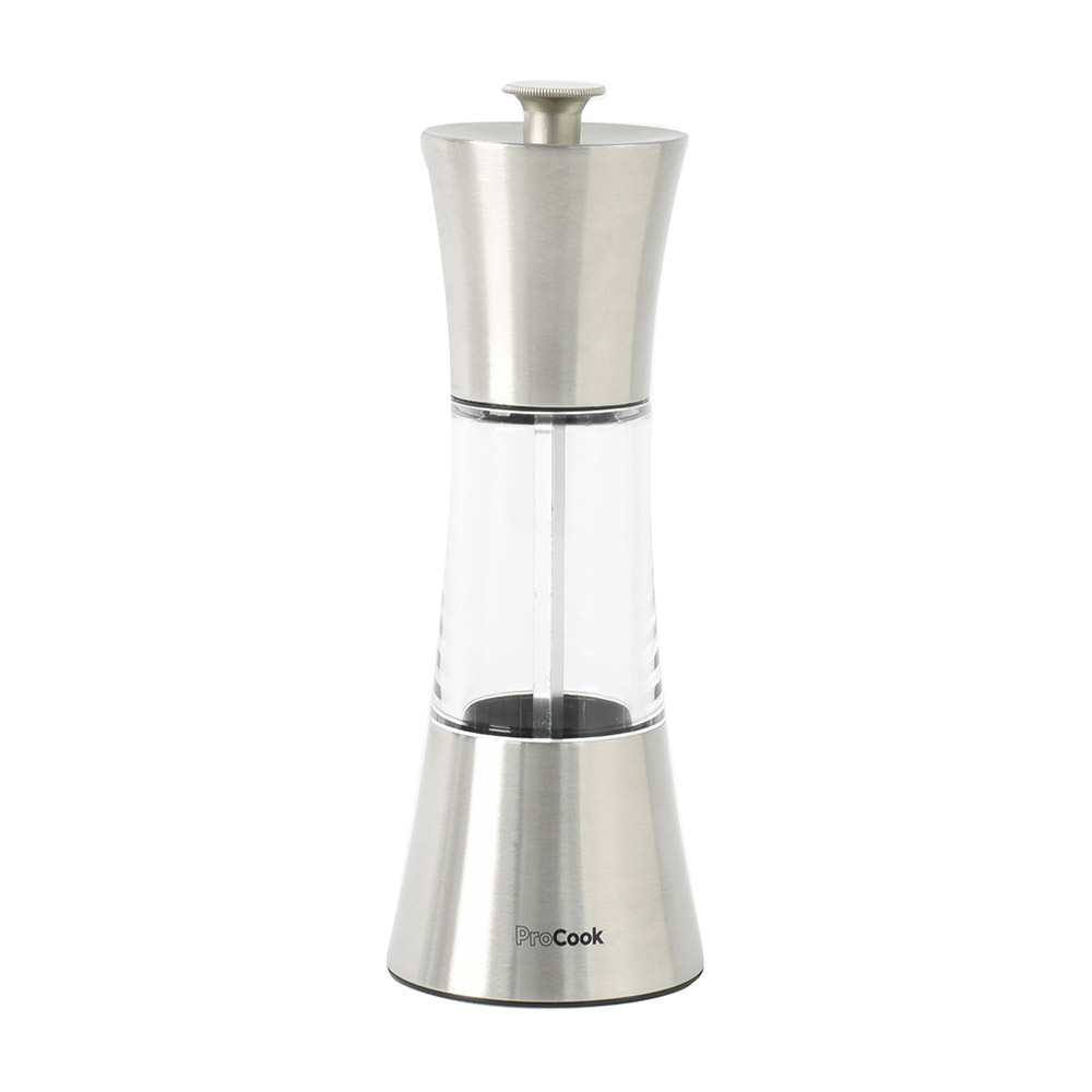 View Stainless Steel Salt or Pepper Mill 18cm Tableware by ProCook information