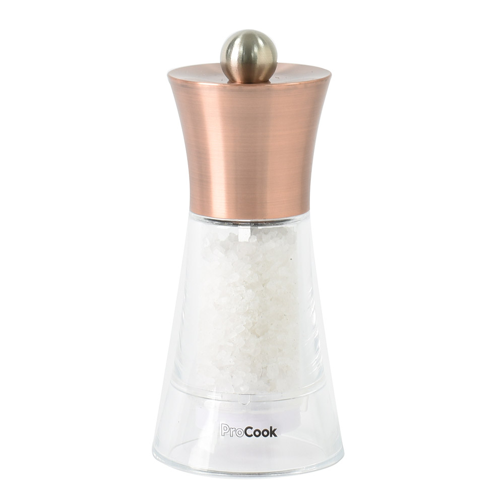 View Copper Salt or Pepper Mill 13cm Tableware by ProCook information