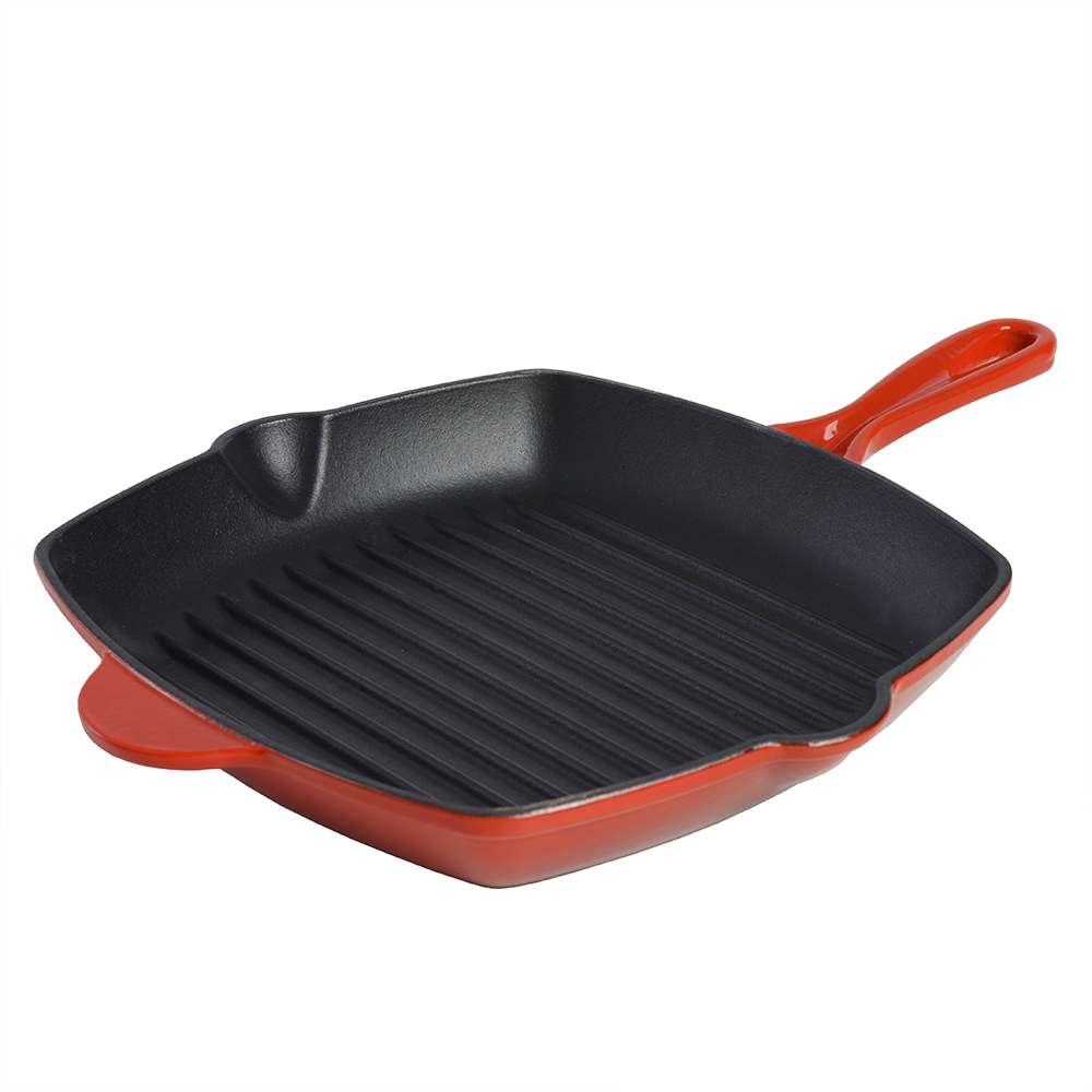 View Cast Iron Induction Griddle Pan 26cm Cookware by ProCook information