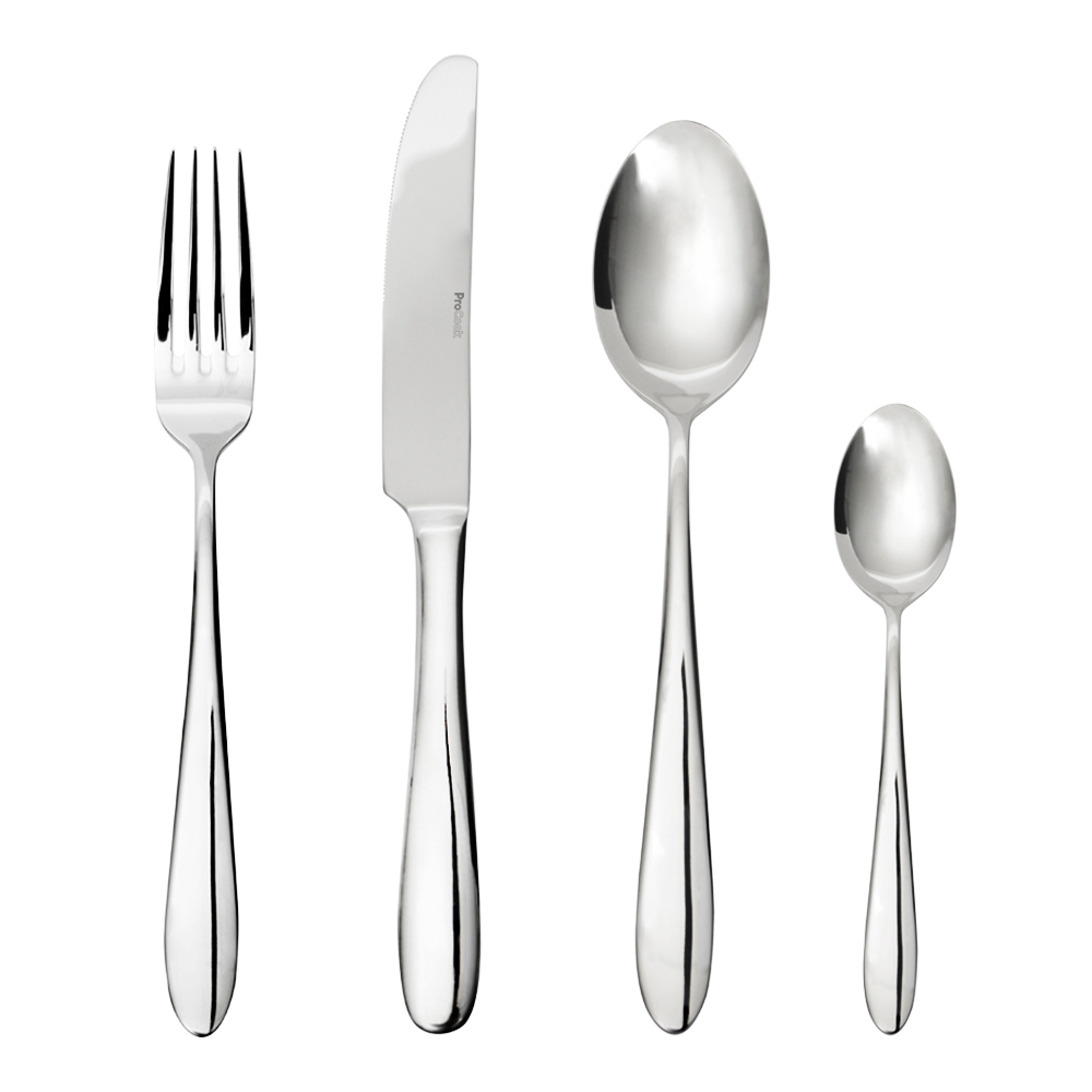 View 4 Piece Stainless Steel Soho Cutlery Set Tableware by ProCook information