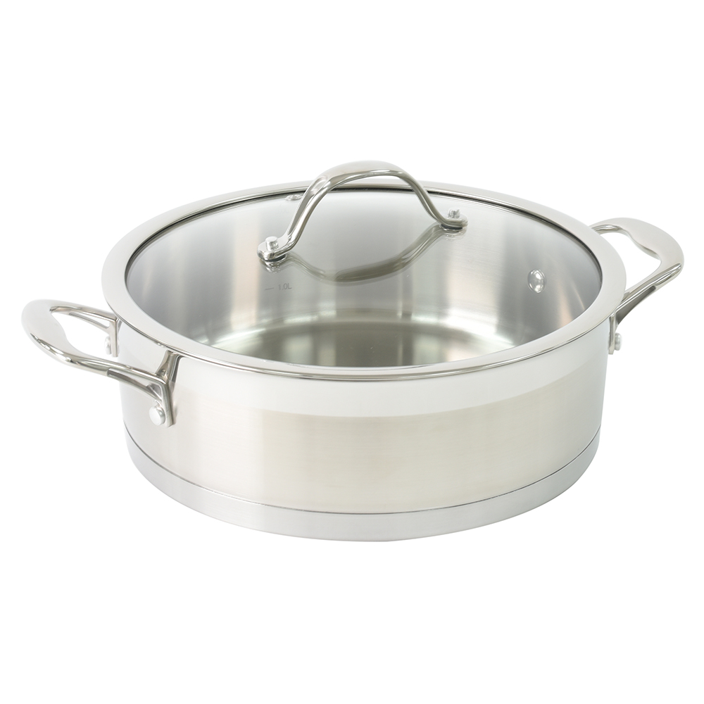 View ProCook Professional Steel Cookware Induction Casserole Pan 24cm information