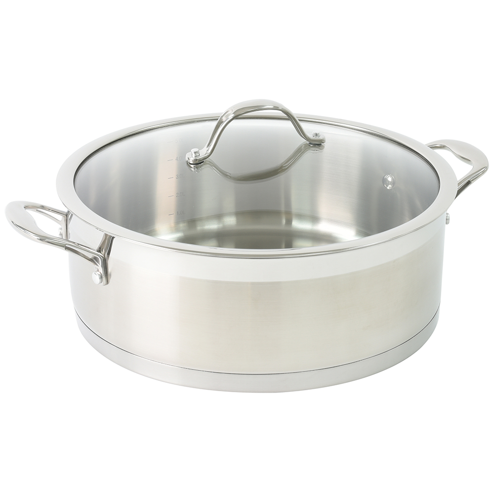 View ProCook Professional Steel Cookware Induction Casserole Pan 28cm information