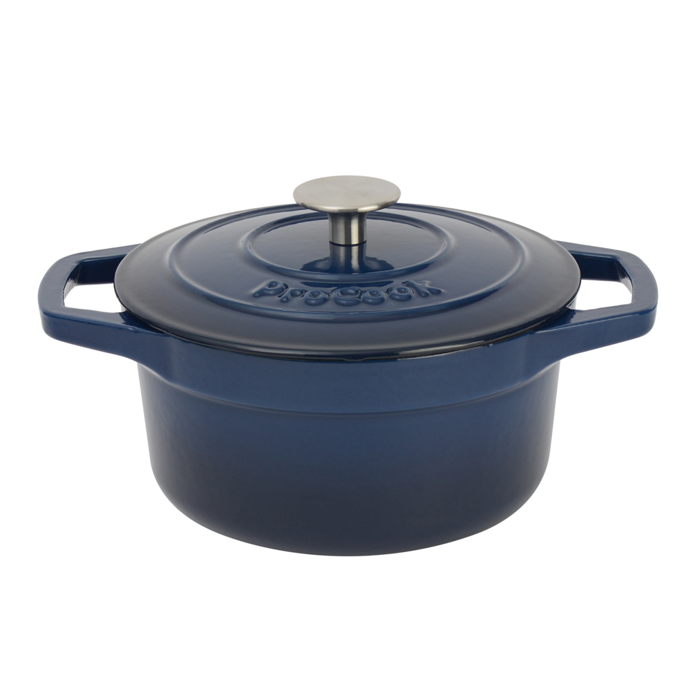 View 20cm Blue Casserole Dish Cookware by ProCook information