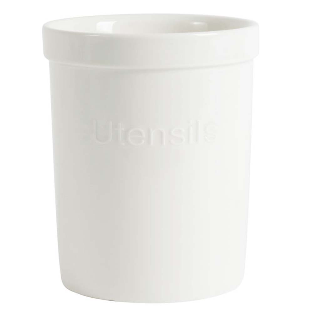 View Porcelain Utensil Holder White 19cm Utensil Pots by ProCook information