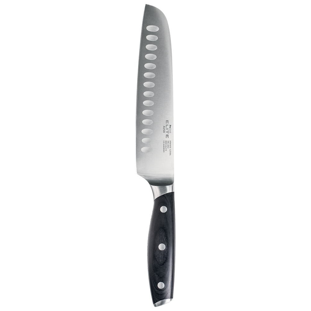 View Santoku Knife 18cm Elite AUS8 Knives by ProCook information