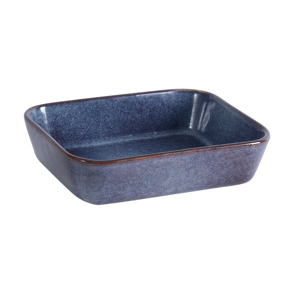 View Blue Stoneware Oven Dish 21cm x 17cm Cookware by ProCook Small information