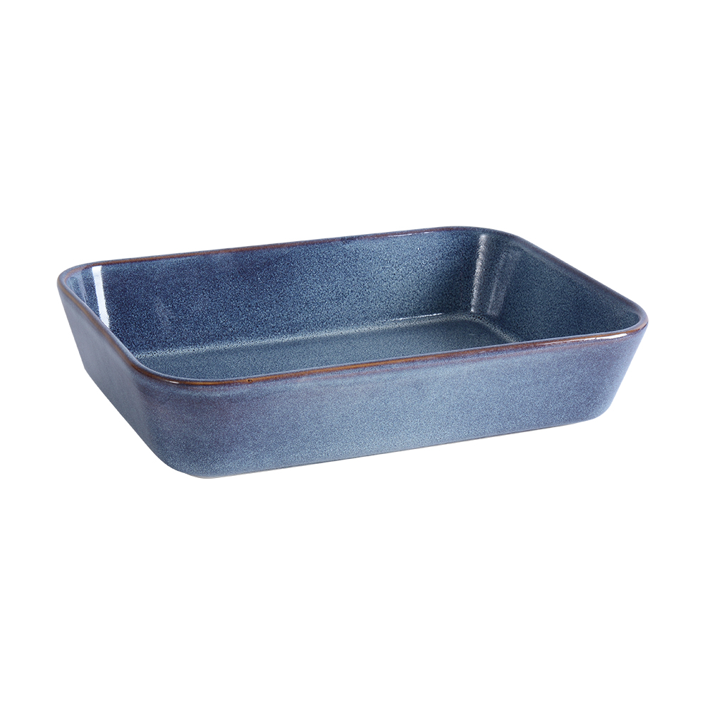 View Blue Stoneware Oven Dish 35cm x 25cm Cookware by ProCook information