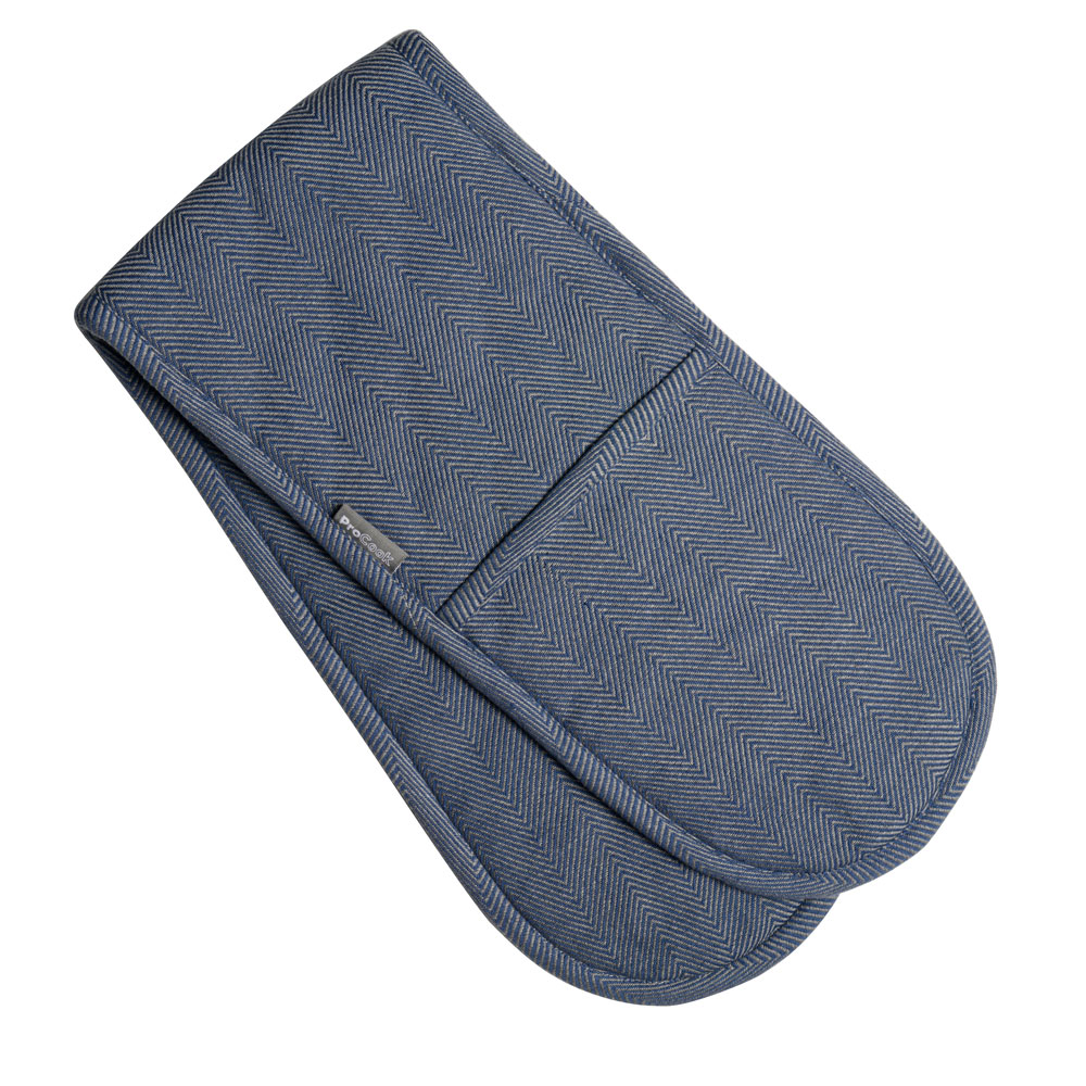 View Blue Double Oven Glove Kitchenware by ProCook information