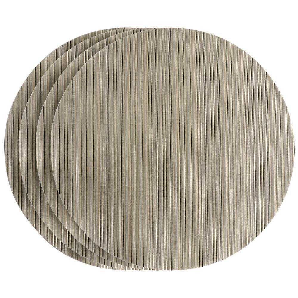 View 4 Round Gold Placemats Tableware by ProCook information