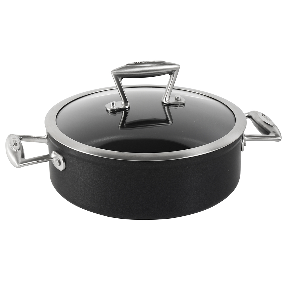 View ProCook Elite Forged Cookware Induction Casserole with Lid 24cm information