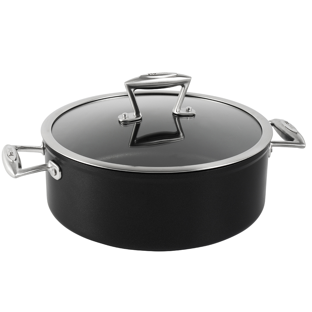 View ProCook Elite Forged Cookware Induction Casserole with Lid 28cm information