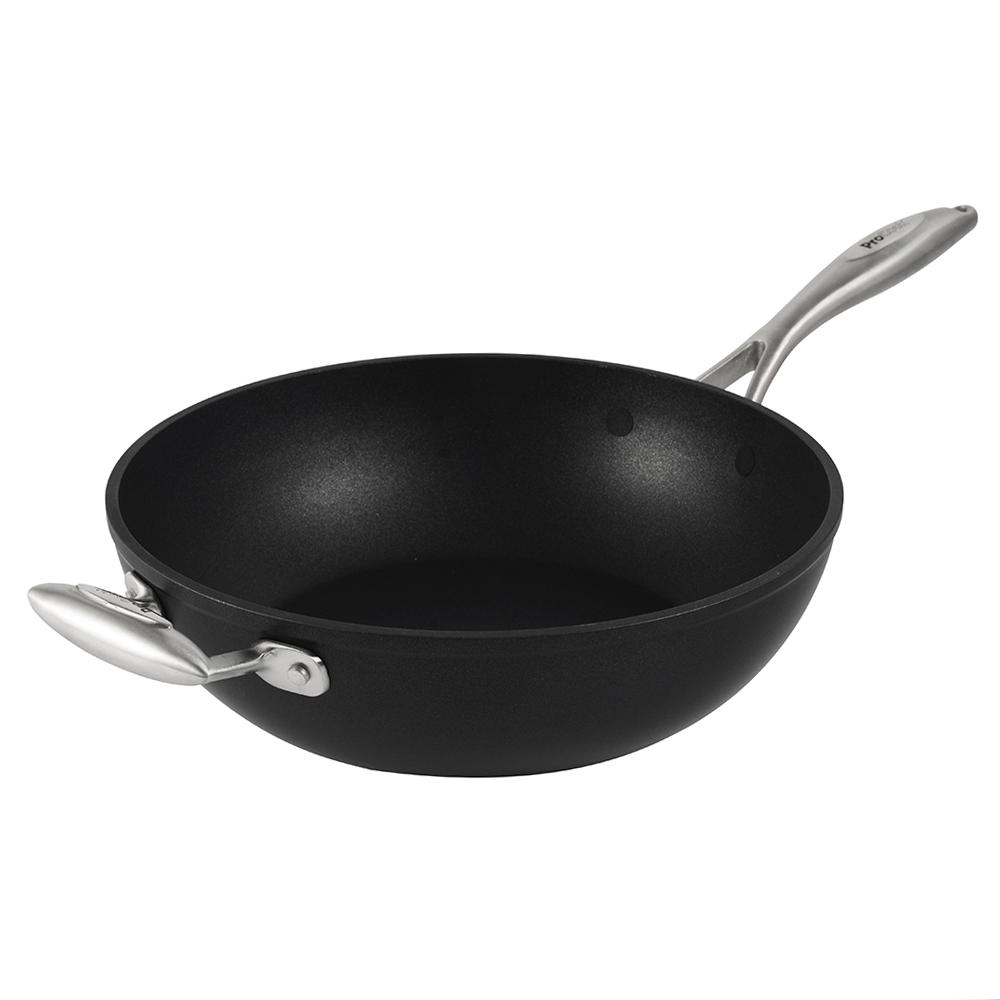 View ProCook Elite Forged Cookware Induction Wok with Lid 28cm information