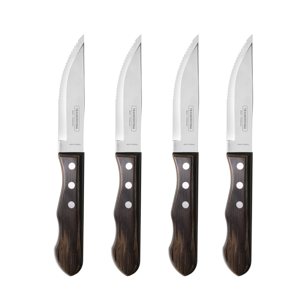 View 4 Tramontina Jumbo Steak Knives Knives by ProCook information