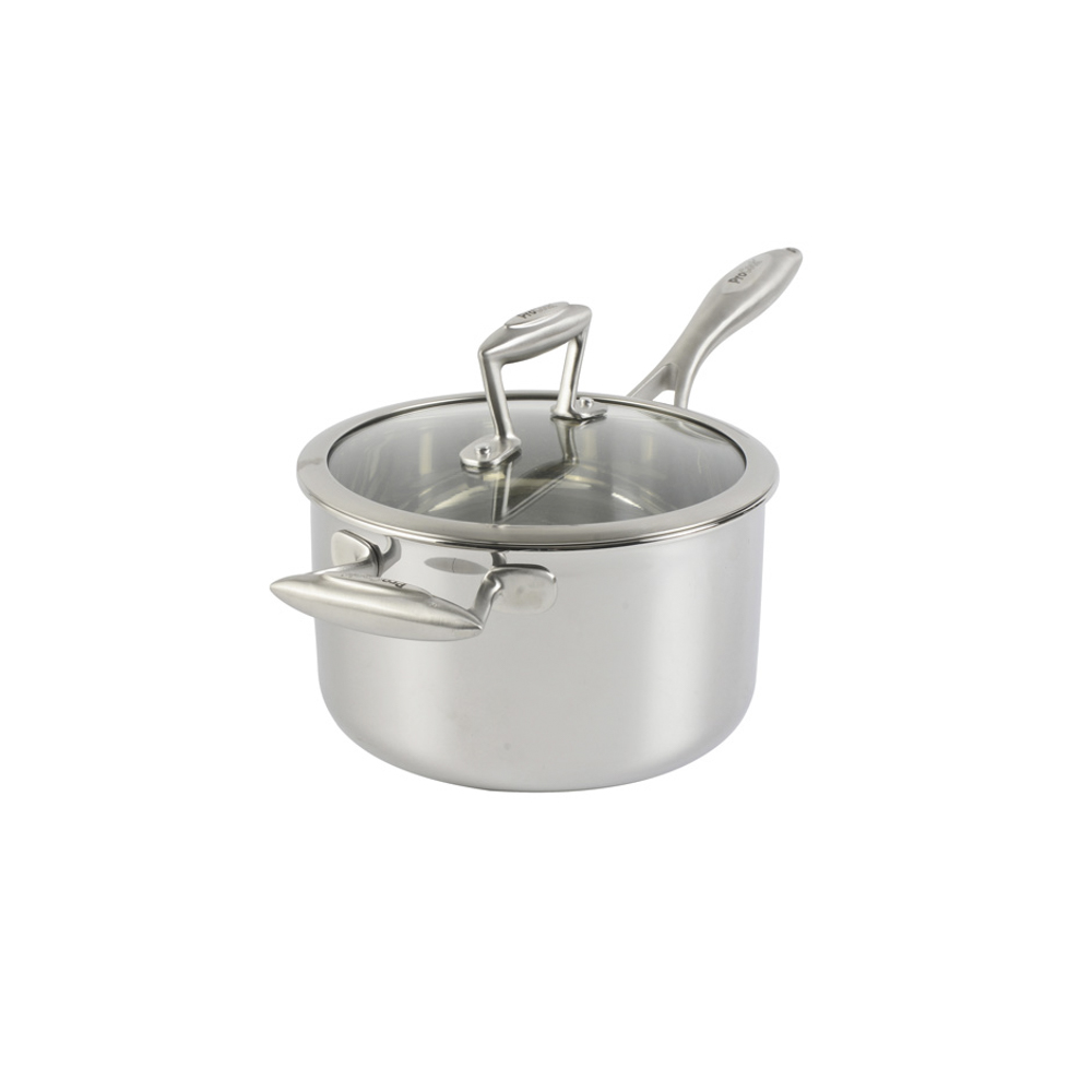 View ProCook Elite TriPly Cookware Induction Saucepan with Lid 20cm information