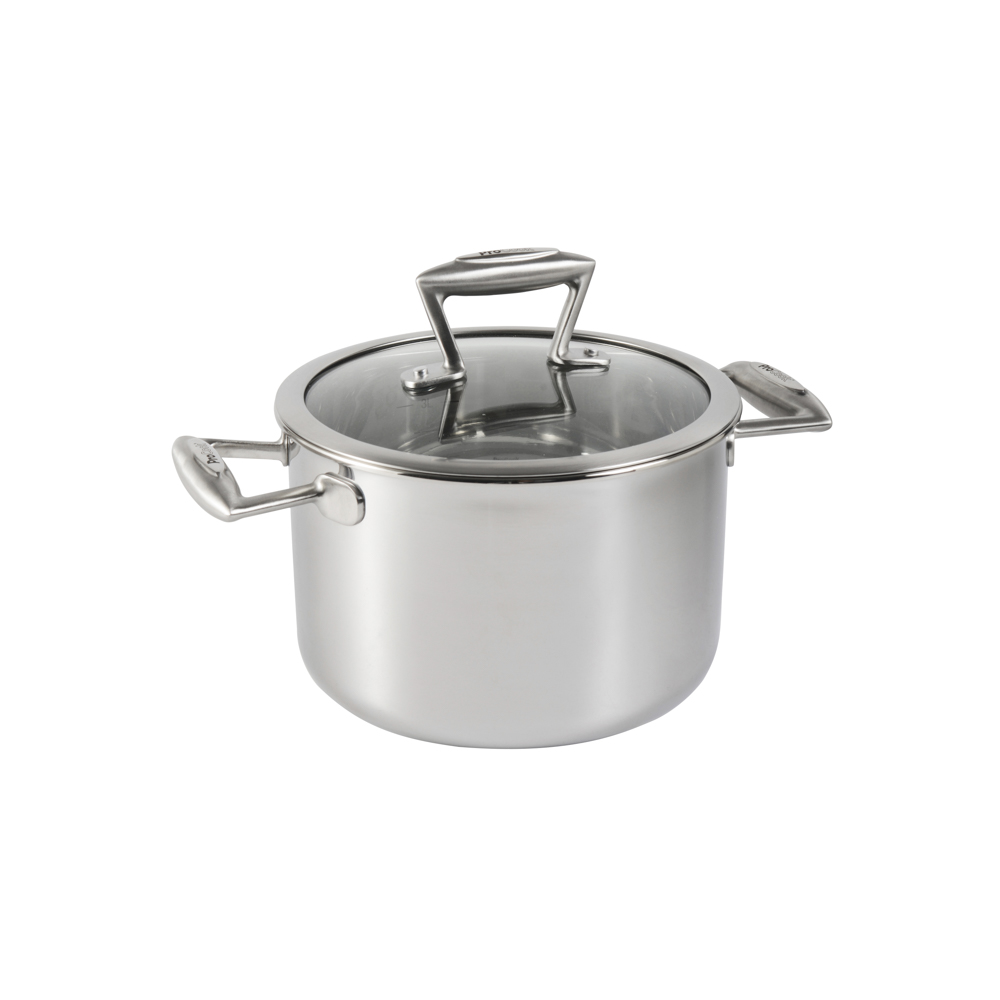 View ProCook Elite TriPly Cookware Induction Stockpot with Lid 20cm information