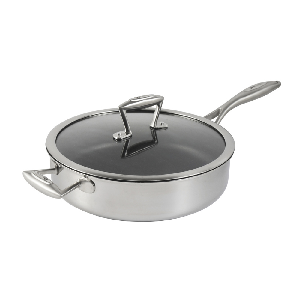 View ProCook Elite TriPly Cookware Induction Saute Pan with Lid 28cm information