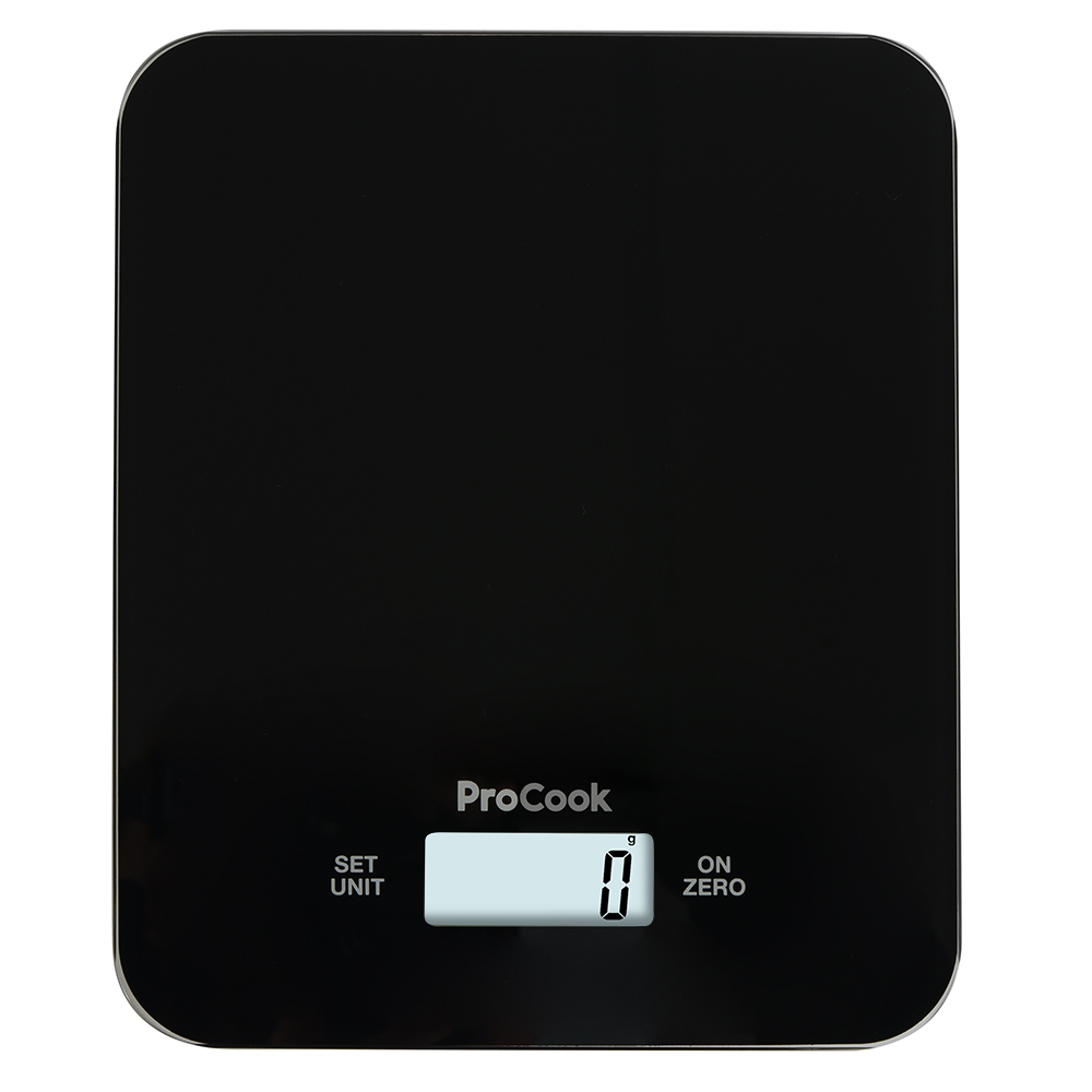 View Glass Digital Scales Black Kitchen Tools by ProCook information