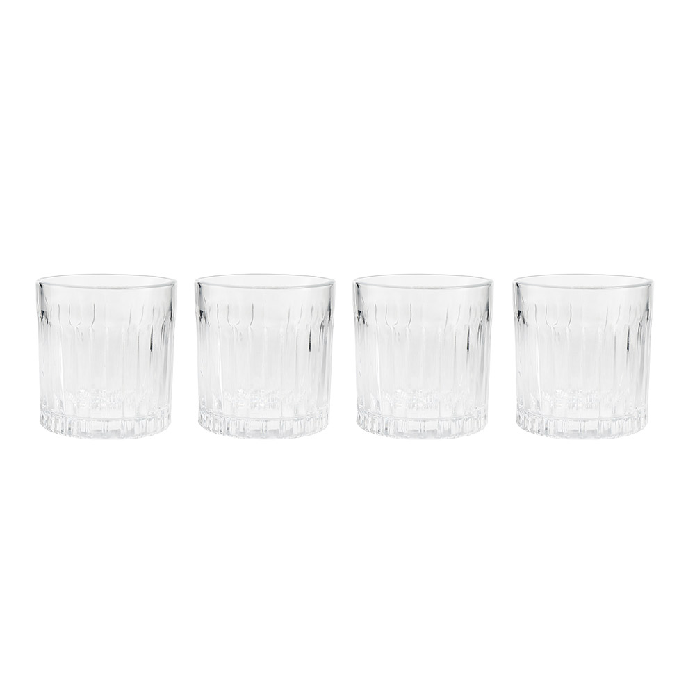 View 4 Ribbed Tumblers Savona Tableware by ProCook information