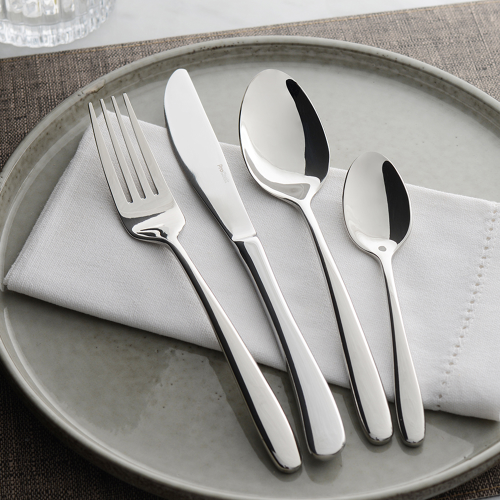 View 4 Piece Stainless Steel Cutlery Set 1810 Berkeley Cutlery by ProCook information