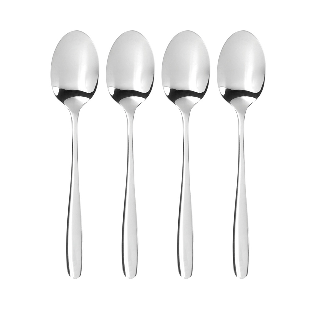 View 4 Piece Stainless Steel Teaspoon Set 1810 Soho Cutlery by ProCook information