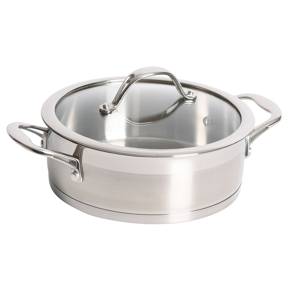 View ProCook Professional Steel Cookware Induction Casserole Pan 20cm information
