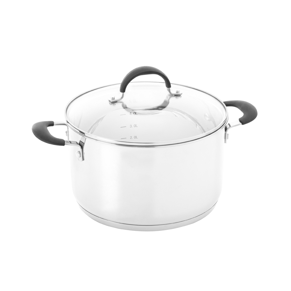 View ProCook Gourmet Stainless Steel Cookware Stockpot Lid 24cm 59L information