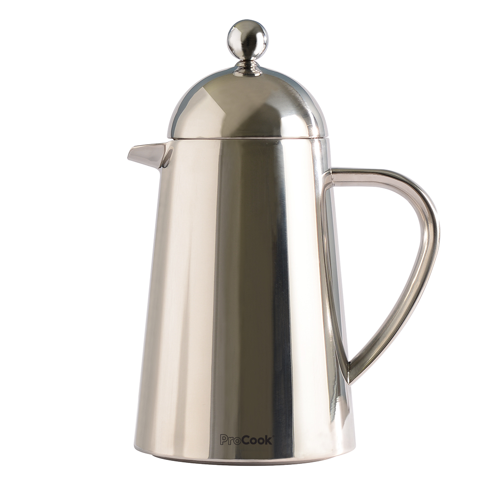 View Stainless Steel Double Walled Cafetiere 1L Cafe Collection by ProCook information