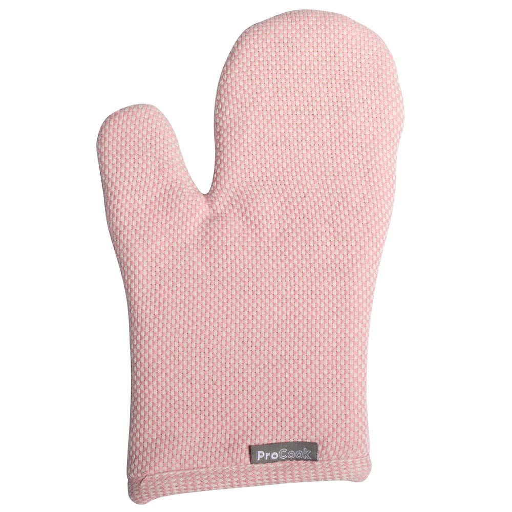 View Single Oven Glove Pink and Grey Kitchen Tools By ProCook information