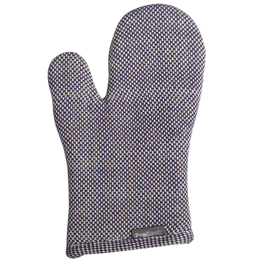 View Single Oven Glove Blue and Grey Kitchen Tools By ProCook information