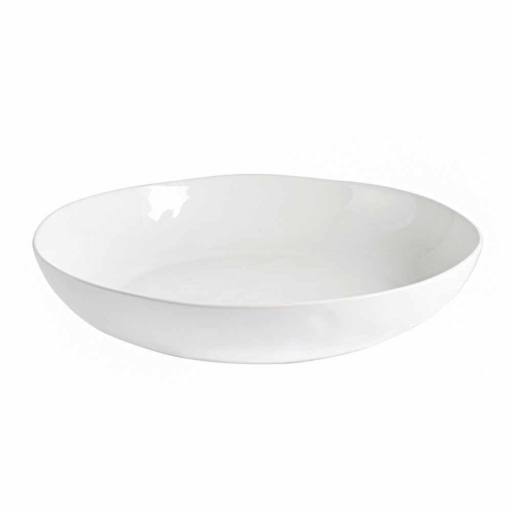 View ProCook Malmo Tableware White Shallow Serving Bowl 35cm information