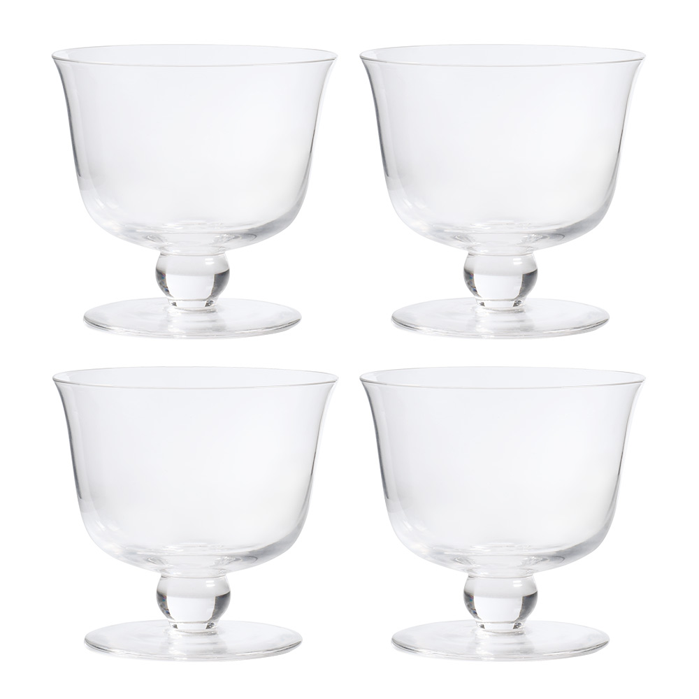 View ProCook Tableware Glass Dessert Bowls Set of 4 410ml information