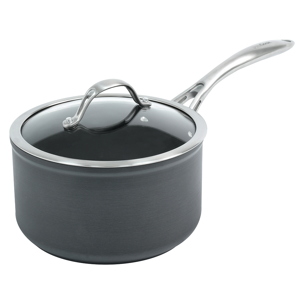 View ProCook Professional Anodised Cookware Induction Saucepan 20cm information