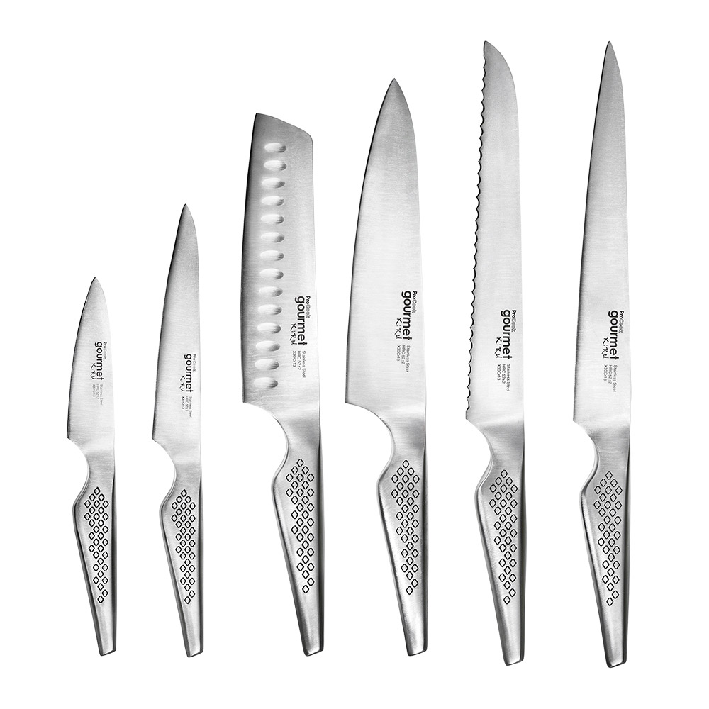 View 6 Piece Knife Set Gourmet Kiru Knives by ProCook information