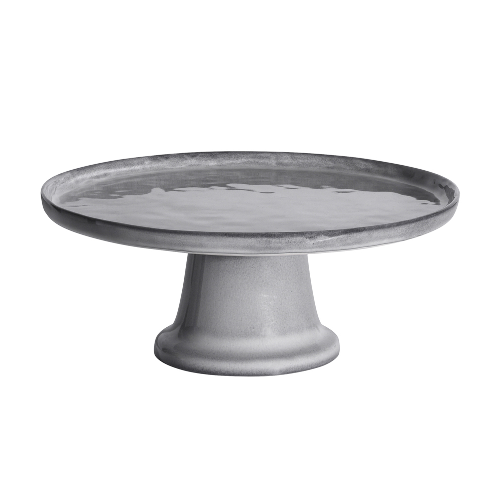 View Charcoal Stoneware Cake Stand Malmo Tableware by ProCook information