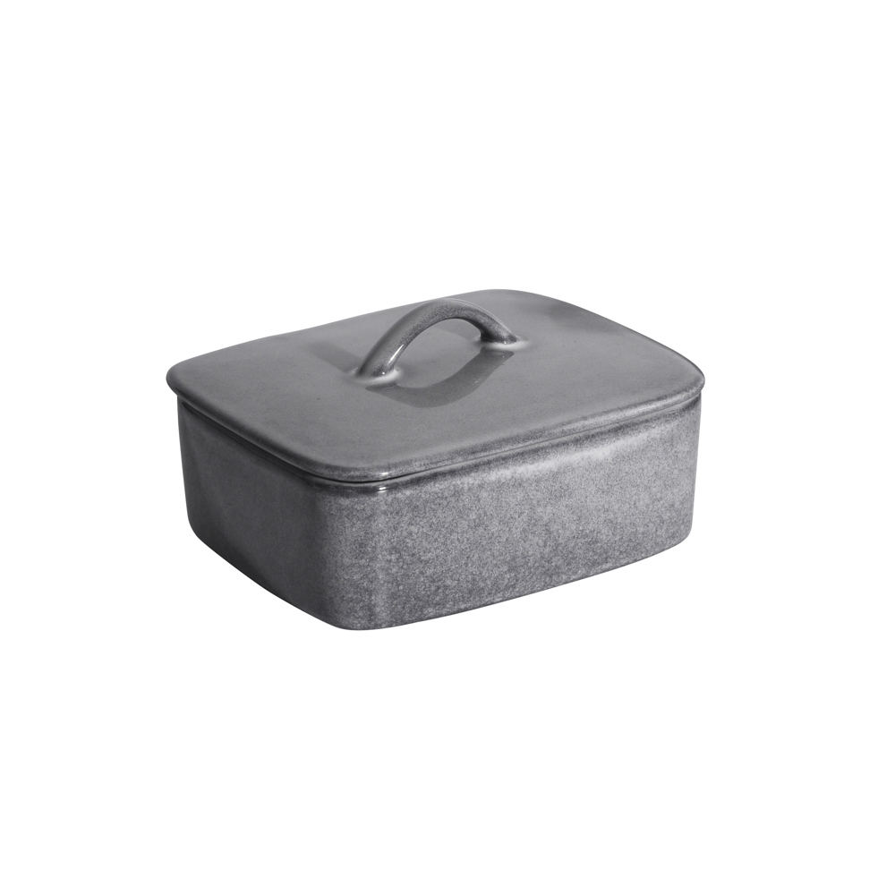 View Charcoal Stoneware Butter Dish Malmo Tableware by ProCook information
