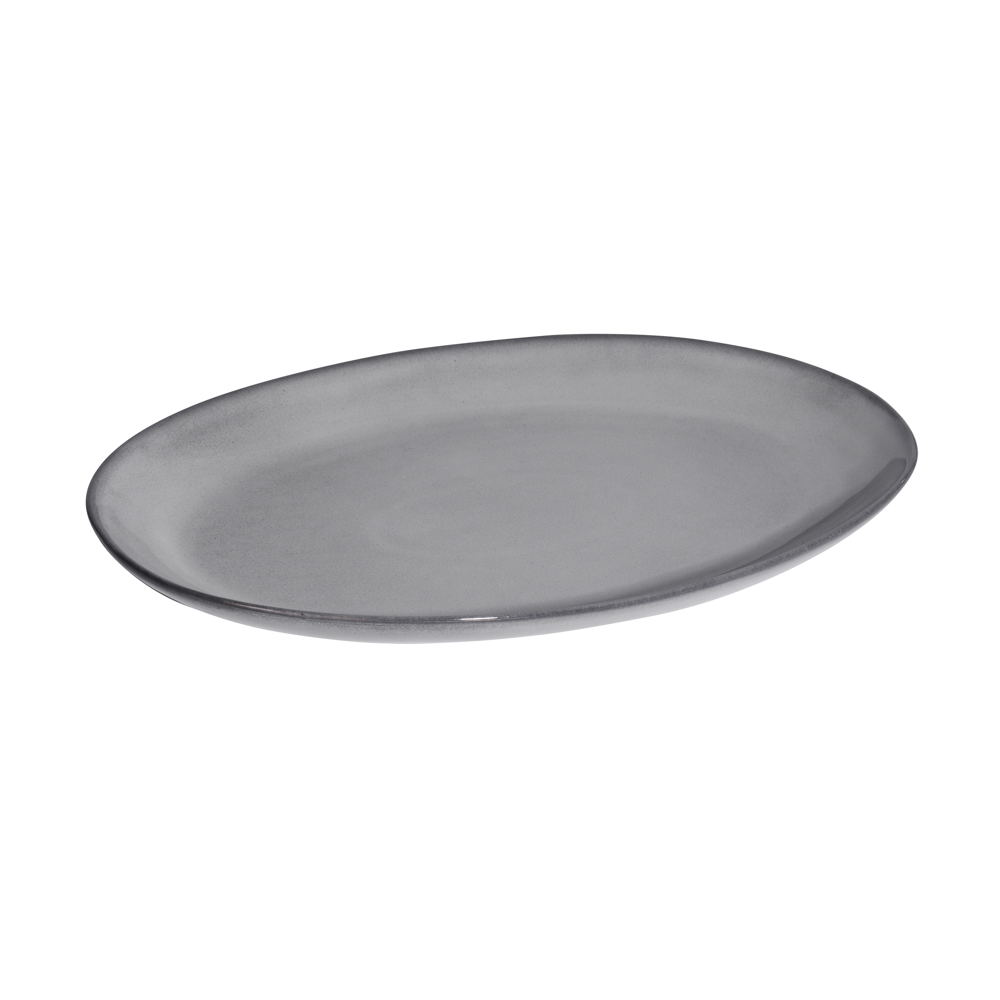 View Charcoal Stoneware Oval Platter Malmo Tableware by ProCook information