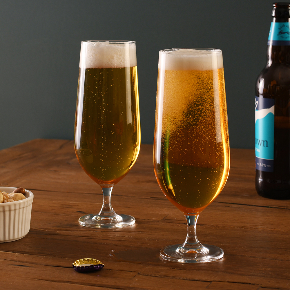 View 2 Beer Glasses Modena Tableware by ProCook information