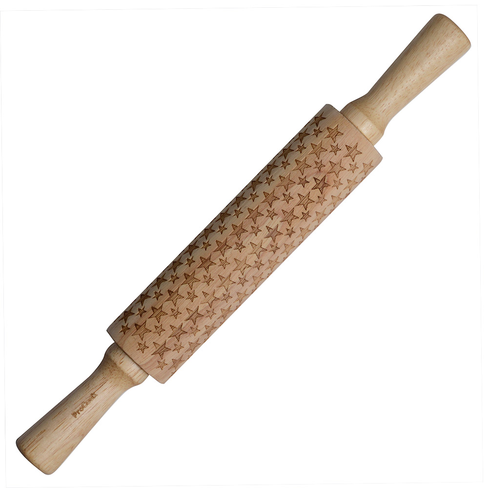 View Star Print Rolling Pin Bakeware by ProCook information
