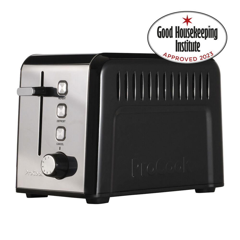 View Black Toaster 2 Slice Electricals by ProCook information