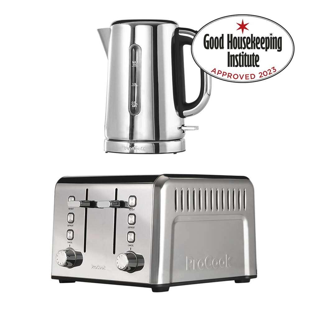 View Stainless Steel Kettle Toaster Electricals by ProCook information