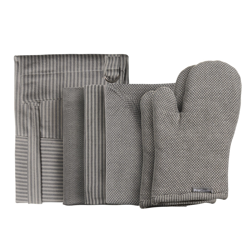 View Oven Glove Tea Towel Apron Set Kitchenware by ProCook information