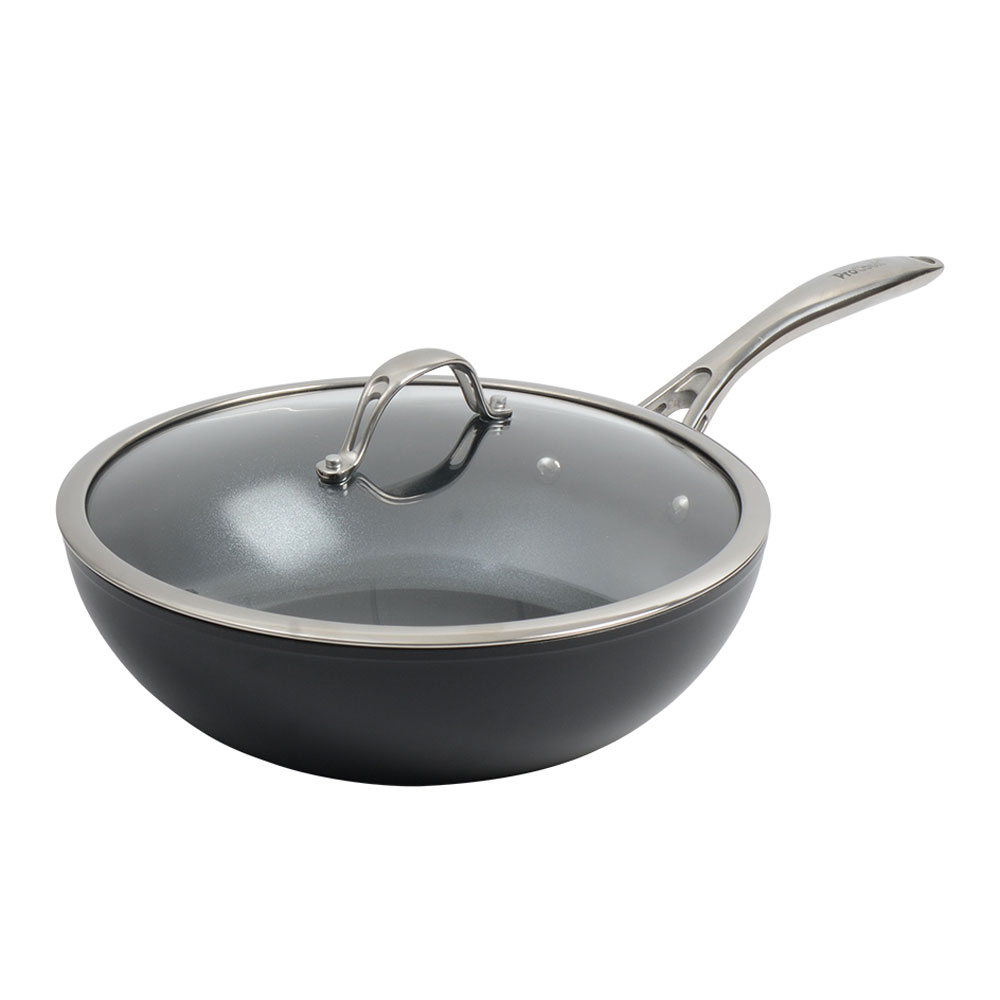 View ProCook Professional Ceramic Cookware Induction Wok Lid 28cm information