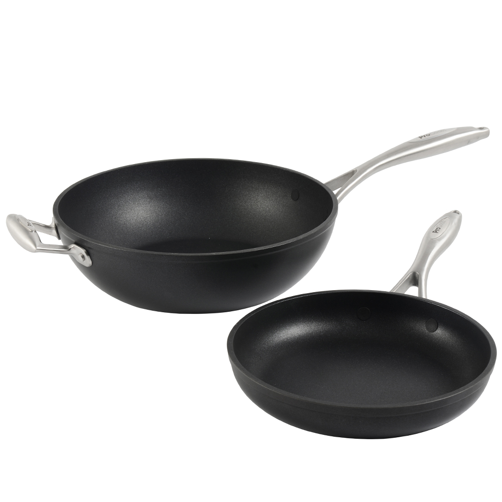 View ProCook Elite Forged Cookware Induction Wok Frying Pan 2 Piece information