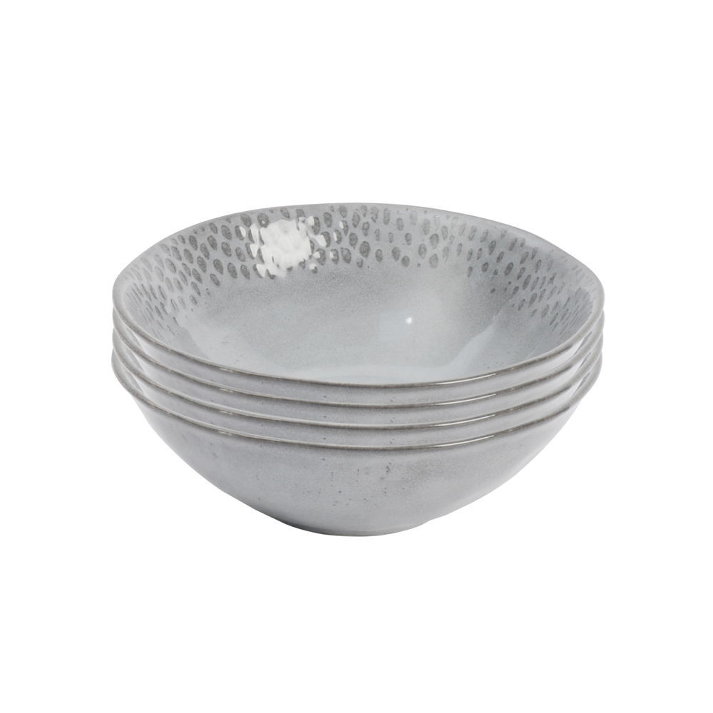 View 4 Grey Stoneware Cereal Bowls Malmo Tableware by ProCook information