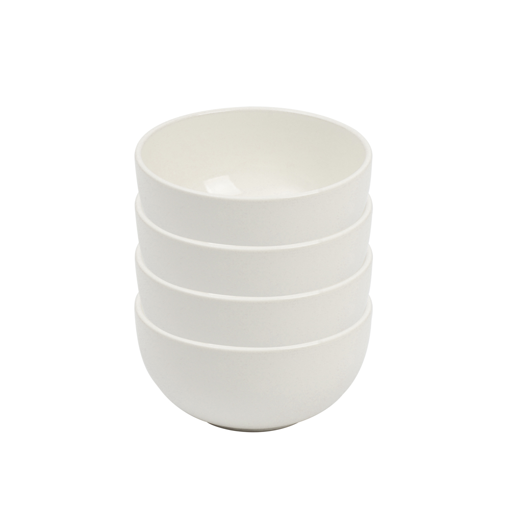 View 4 Ivory Stoneware Cereal Bowls Stockholm Tableware by ProCook information