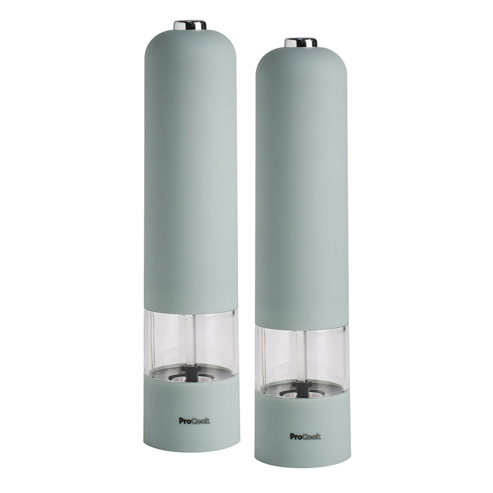 View Electric Salt Pepper Mill Set 22cm Tableware by ProCook information
