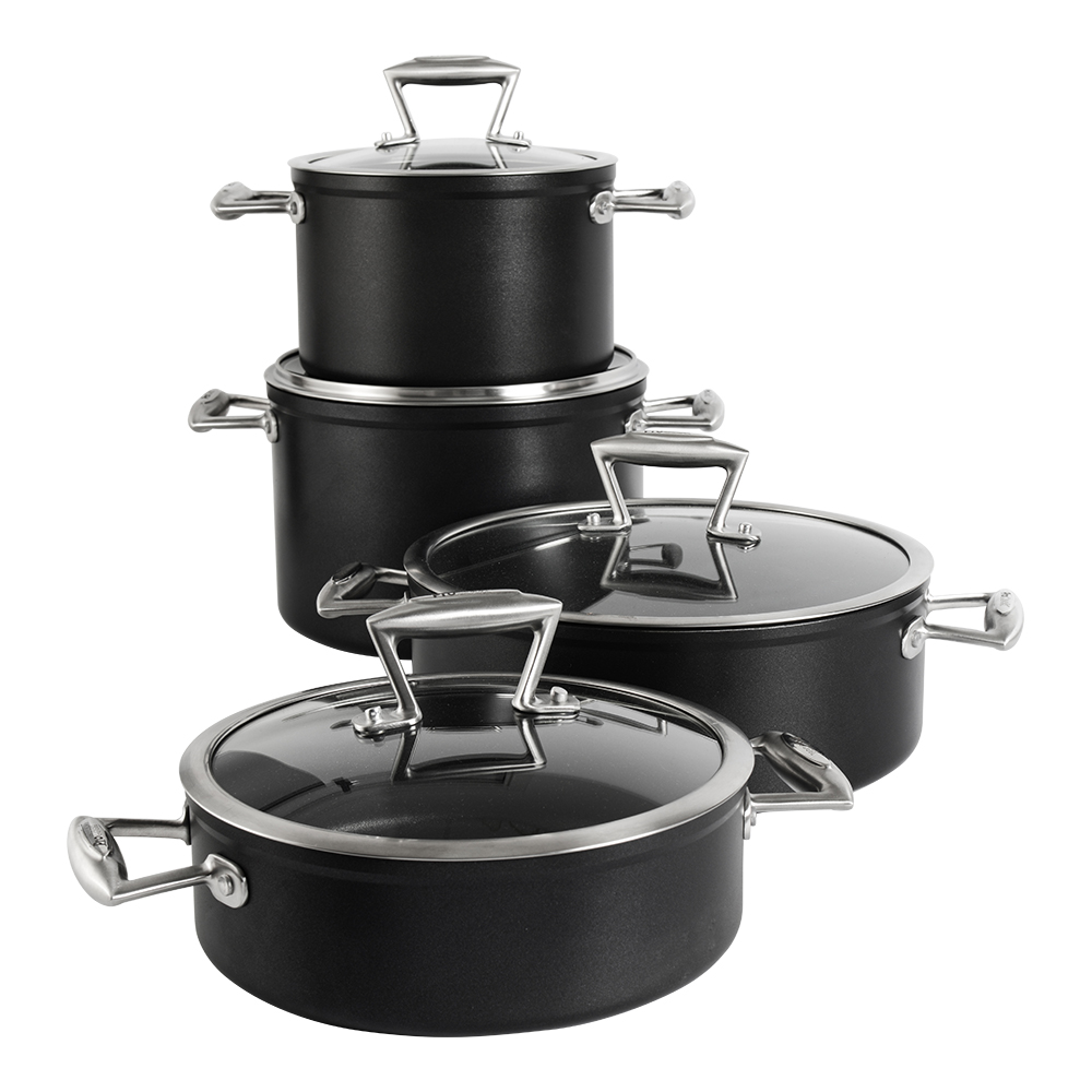View ProCook Elite Forged Cookware Induction Pots Pans Set 4 Piece information