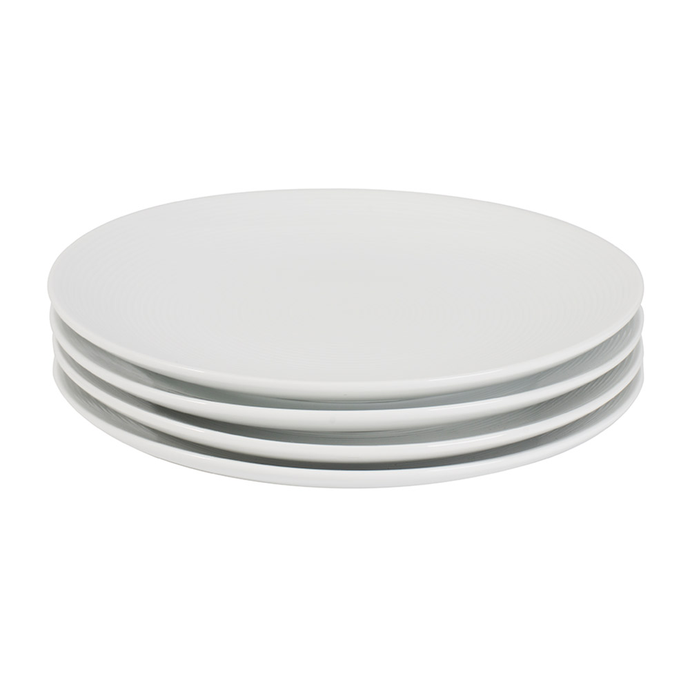 View 4 Porcelain Salad Plates Antibes Tableware by ProCook information